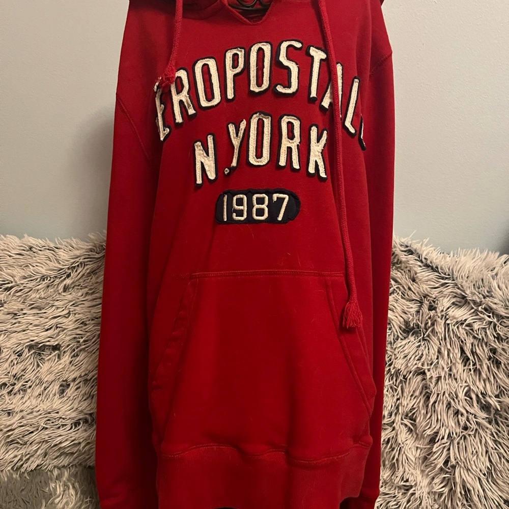 Red NY Aeropostale Hoodie